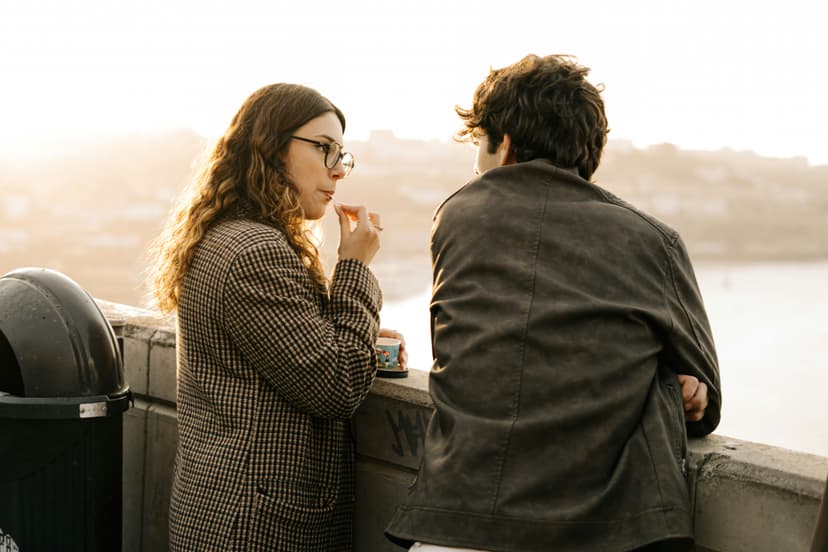 People connecting authentically